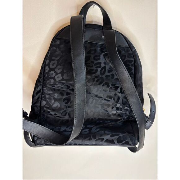 Michael Kors Black Leopard Print Backpack main image 2